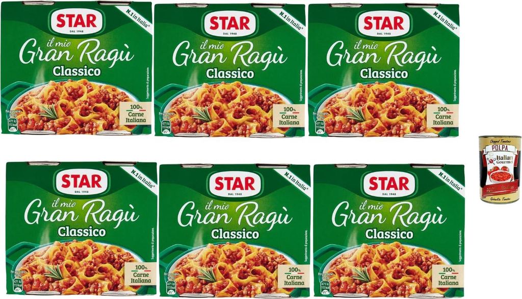 Star Il Mio Gran Ragu Classico 6er Pack (je 2 x 180 g) – Produktbild 