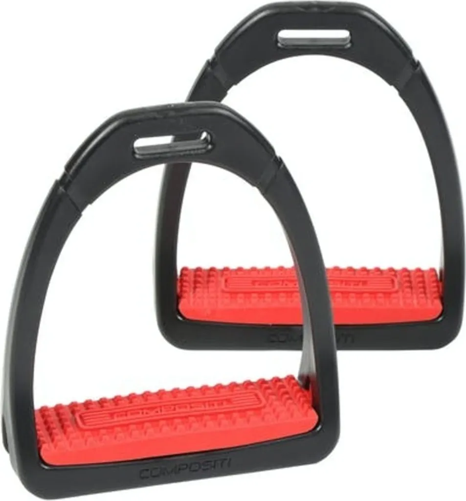 Étriers d'équitation Premium Profile ER758 Compositi Coloris Rouge Vif