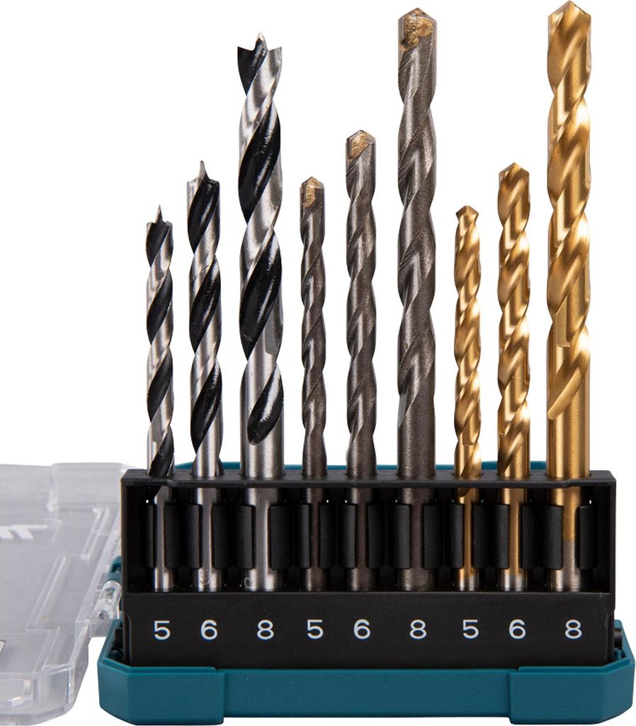 Makita Bohrer Sortiment 9-tlg., Ø 5,6, 8 mm