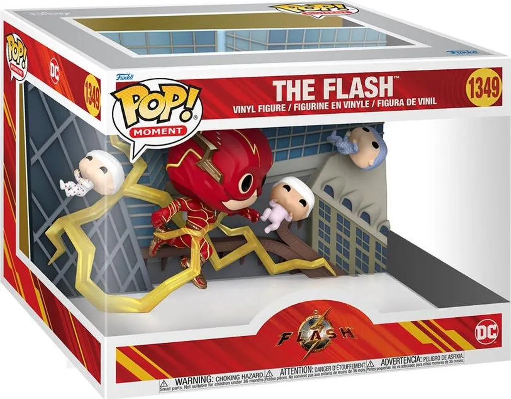 Figurine Flash Baby Rescue DC Comics avec 22 points d'articulation