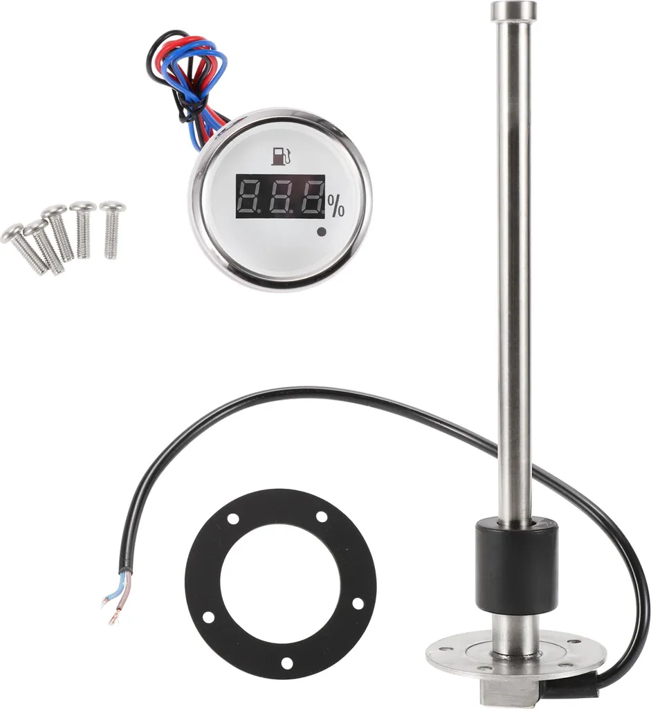 Kit Jauge à Carburant pour Bateau et Sonde de Niveau Marine 0-190 Ohm