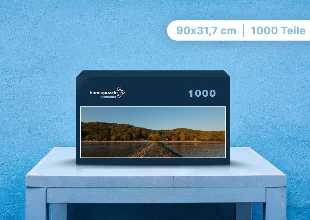 hansepuzzle 108627 - See Puzzle, 1050 Teile, Natur, 60,0 x 46,0cm mit hochwertiger Aufbewahrung, Kartonbox und wiederverschließbarem Beutel