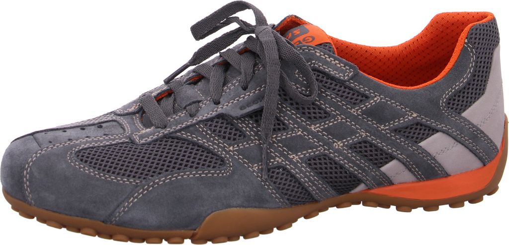 Geox Snake sportlicher Schnürer Grau Produktbild 