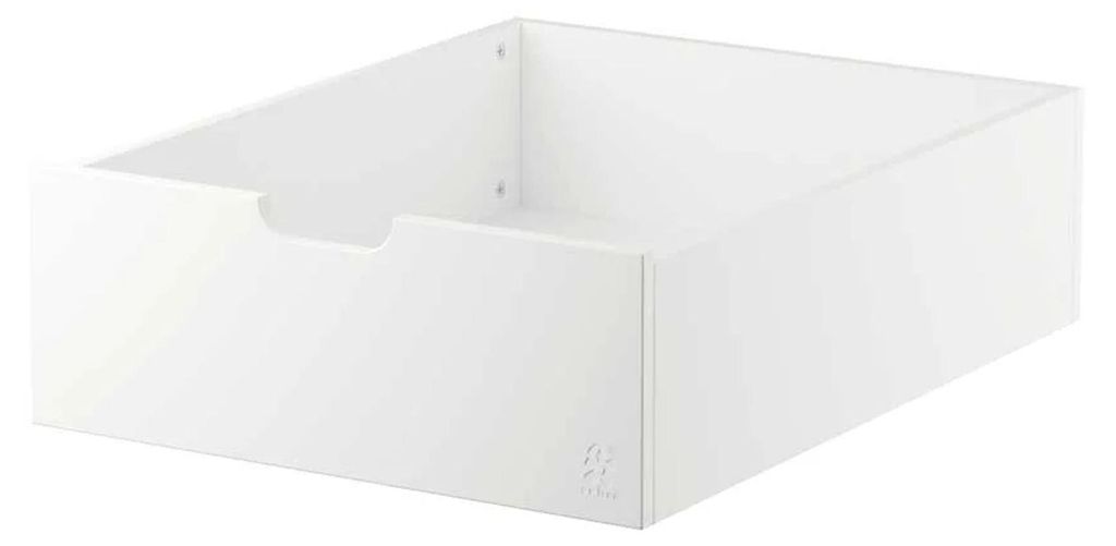 Sebra Bettschublade für Babybett und Juniorbett Holz weiss Produktbild 