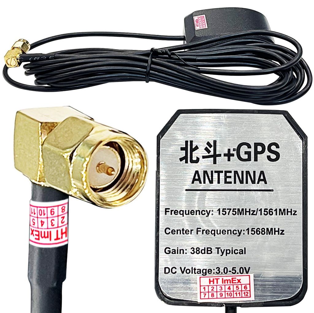 Auto GPS Antenne SMA Stecker 3M Kabel GPS Empfänger kompatibel mit Sat Nav System