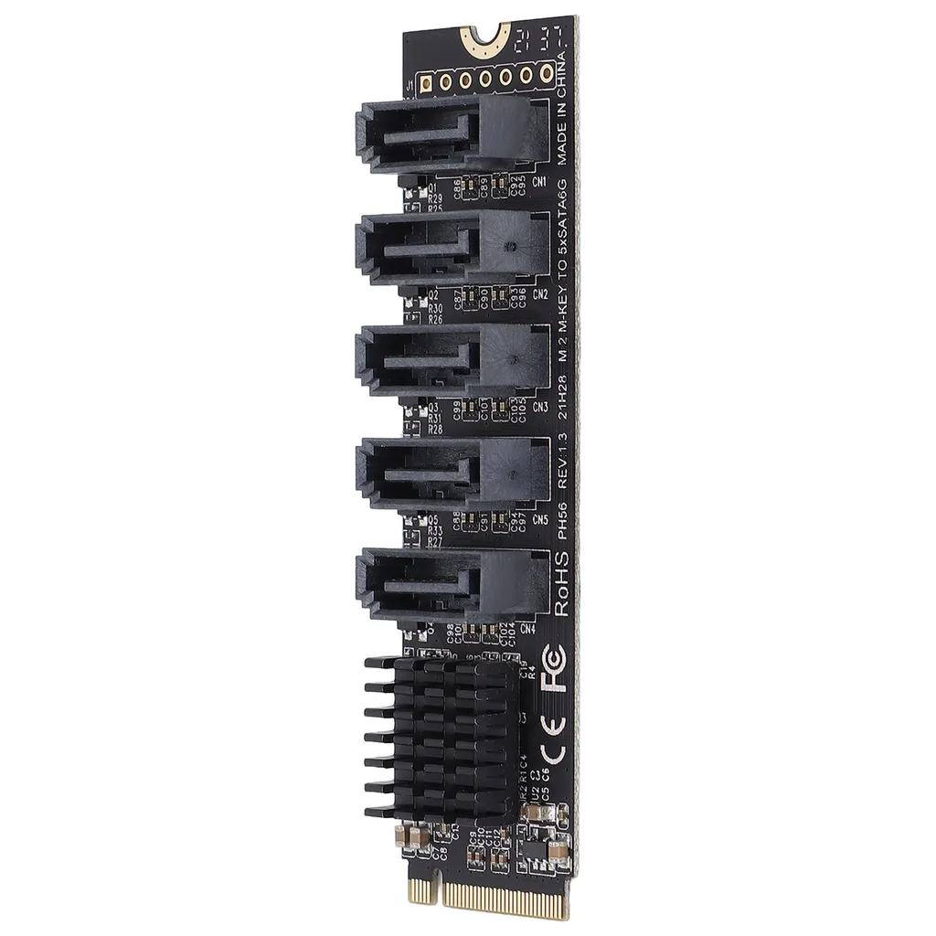 Extension de stockage M2 PCIe pour ajouter 5 disques SATA à votre tour PC