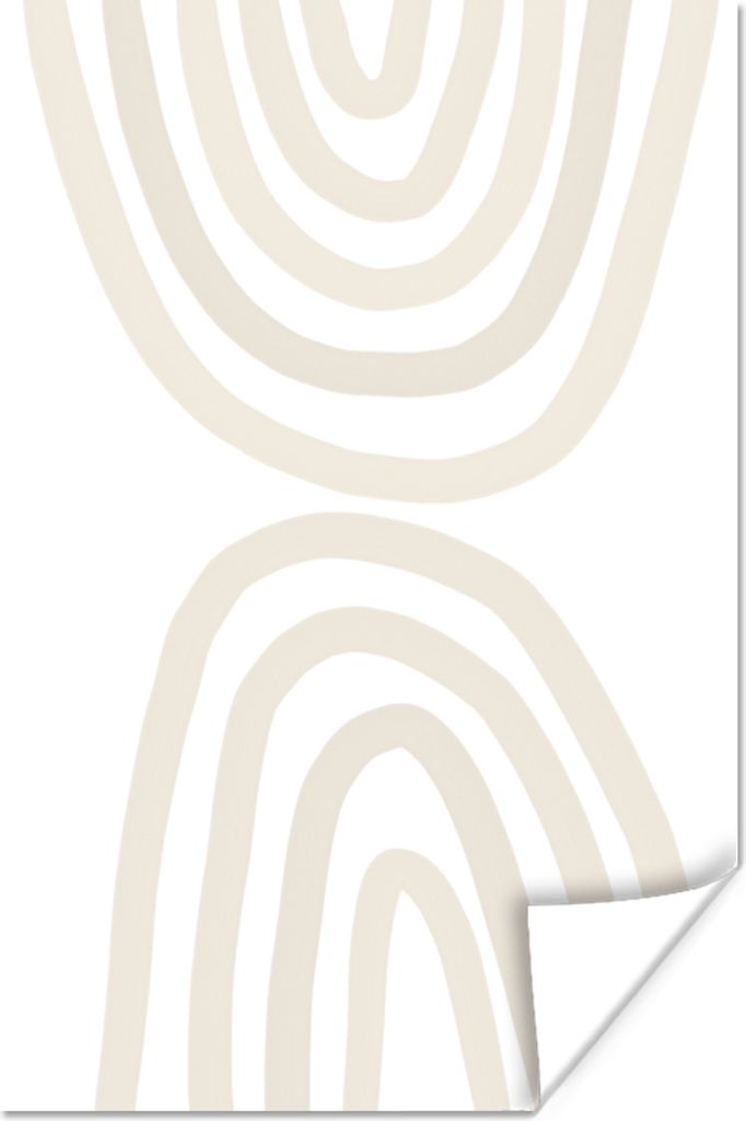 MuchoWow Poster Regenbogen - Pastell - Design - Abstrakt 20x30 cm - Papierdruck