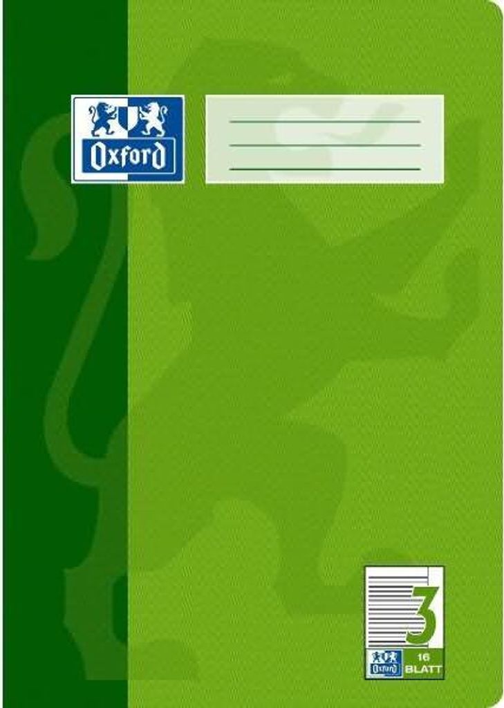 Oxford 100050364, Grün, A4, 90 g/m² Produktbild 