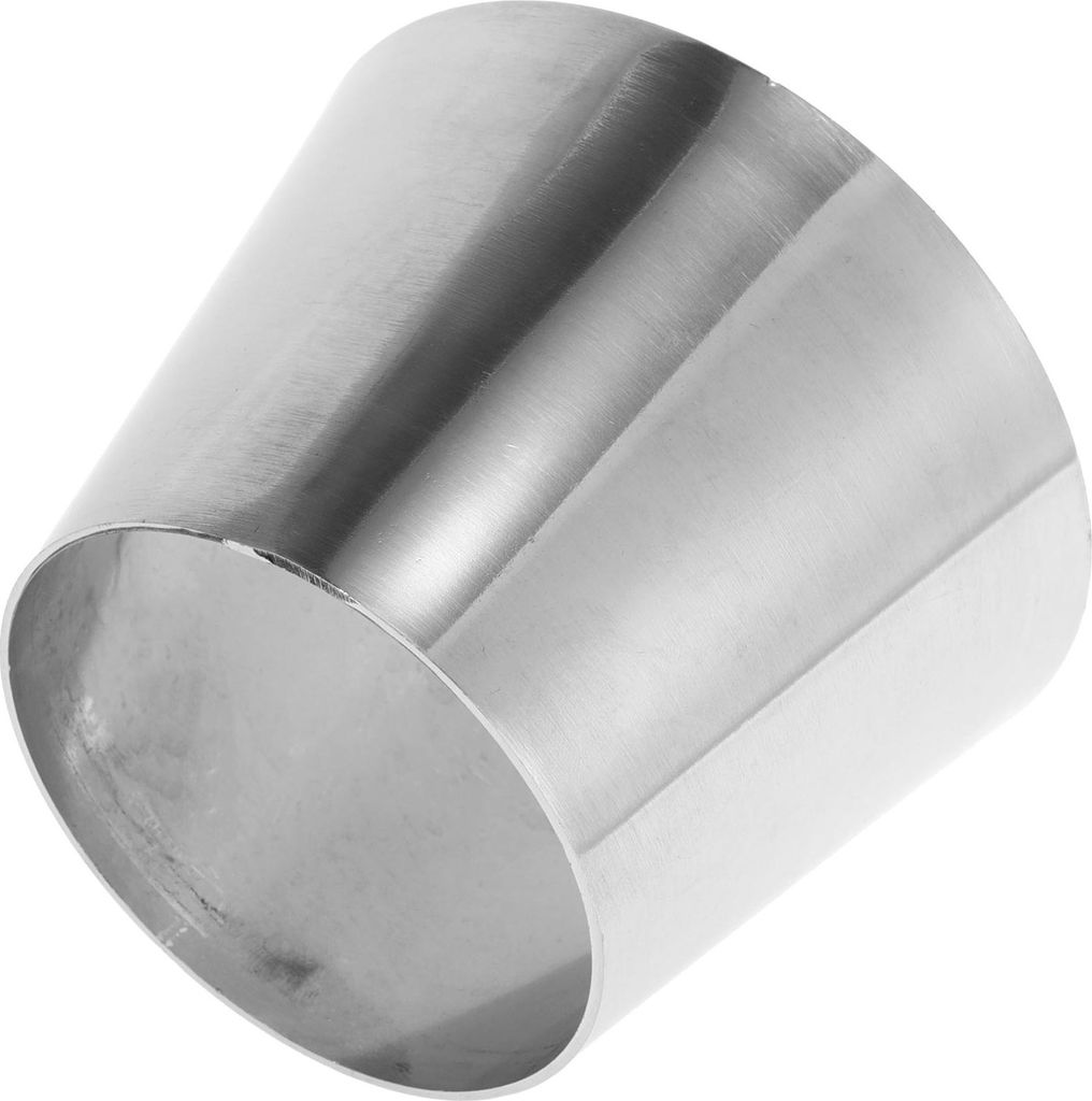 Mandrel Exhaust Bend Elbow Konzentrischer Reduzierer Auto Auspuffrohr Rohrleitung Adapter 3" OD auf 4" OD 304 Edelstahl Silberton