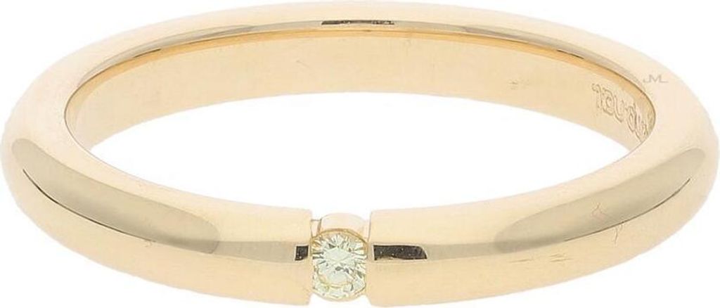 JuwelmaLux Ring 585/000 (14 Karat) Gelbgold mit Brillant JL30-07-0692 53