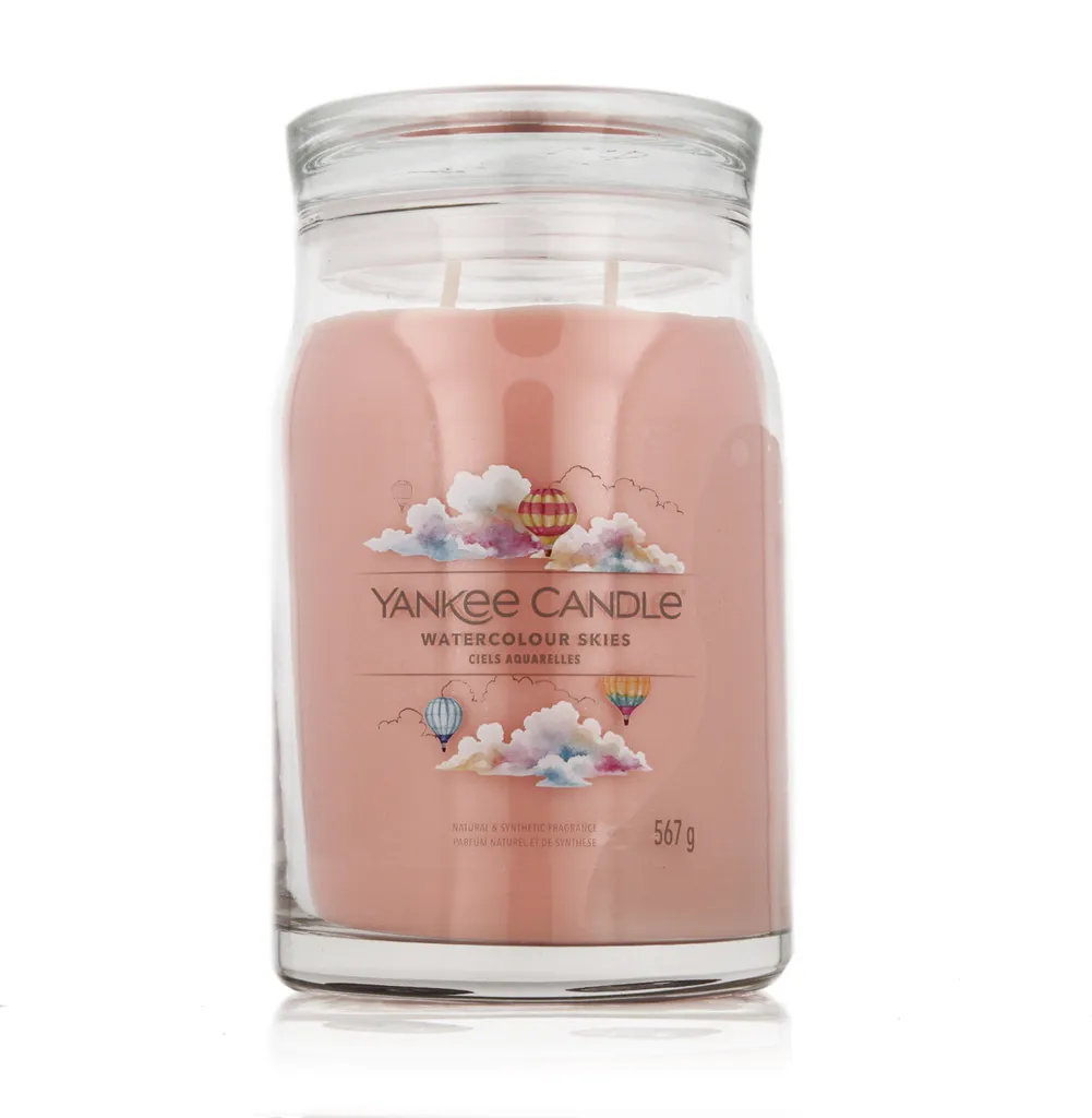 Yankee Candle Watercolour Skies Bougie Parfumée Signature de 567g