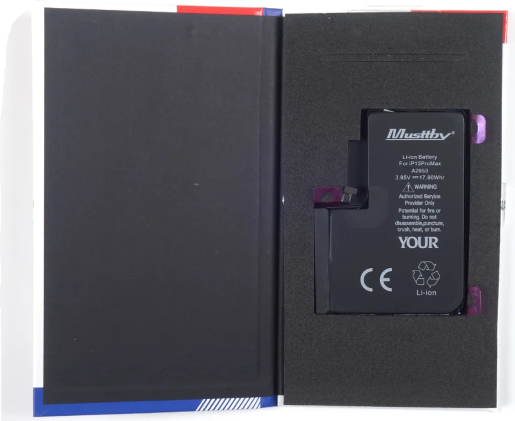 Batterie Musttby iPhone 13 Pro Max 4650 mAh Haute Capacité Lithium