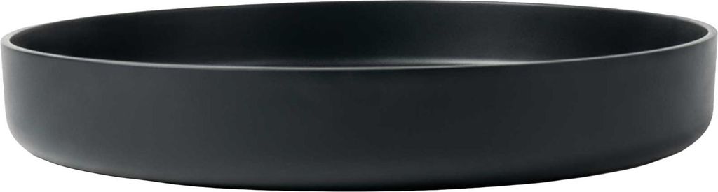 VIVANNO Pflanzschale Fiberglas ORYVEN Schale, Anthrazit matt - 40x6 cm