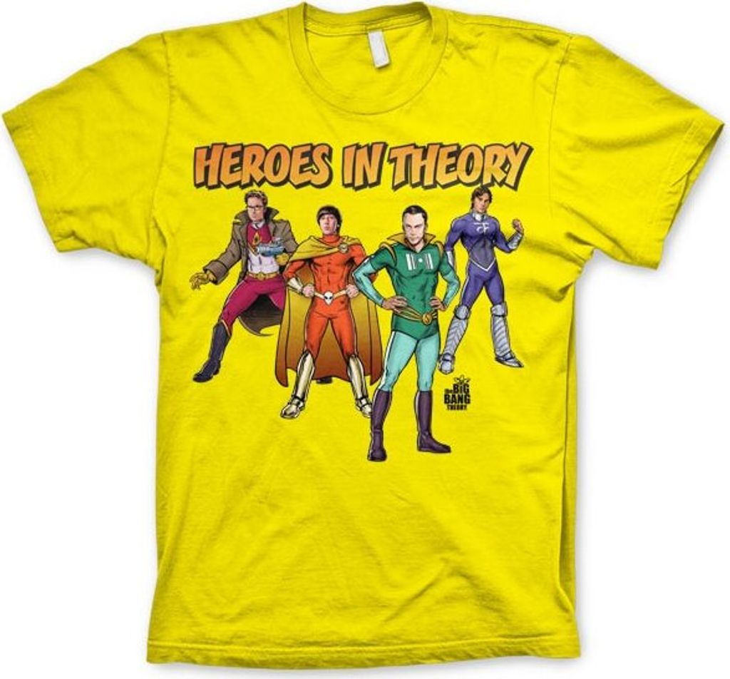 TBBT - Heroes In Theory T-Shirt - XX-Large - Yellow