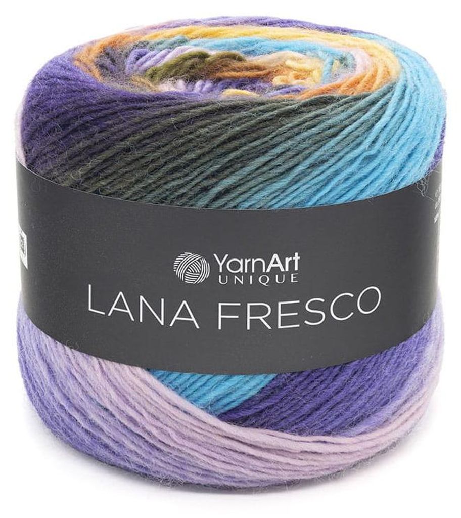 YarnArt Lana Fresco 8106, 100% vlna, příze s barevným Obrázek produktu 