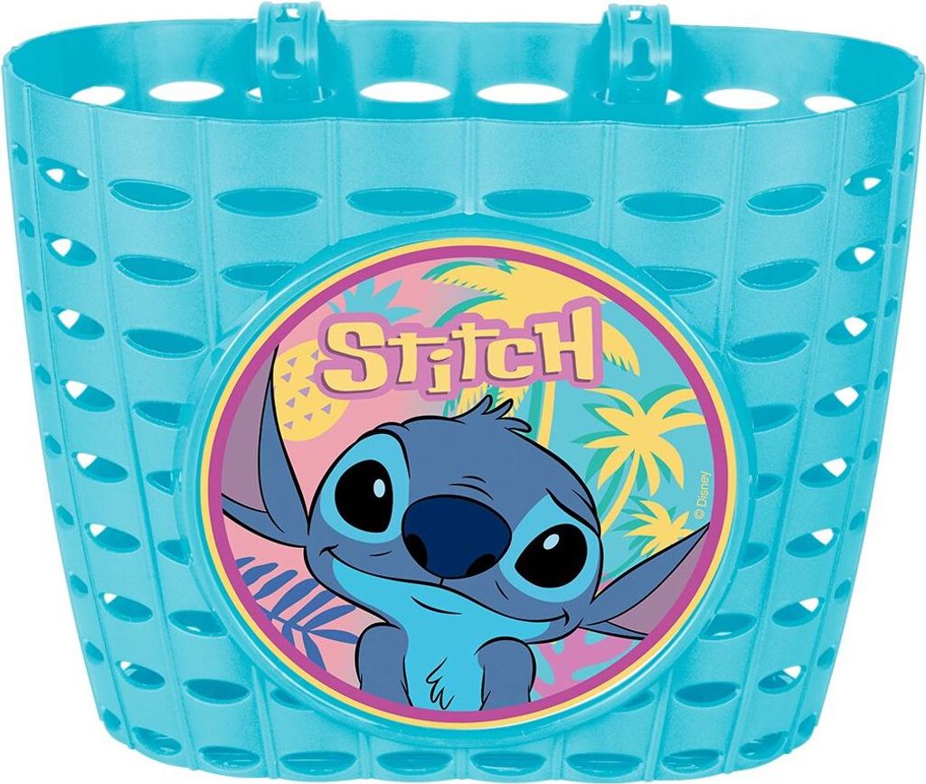 Lilo & Stitch Kinder-Fahrradkorb – Blau, Disney Motivkorb Produktbild 