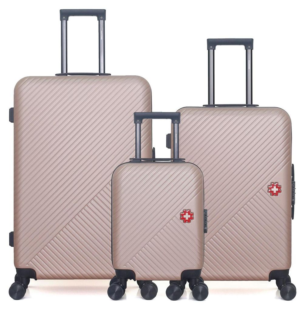 SWISS KOPPER – 3er-Set – Großformatige Koffer, Wochenend- Produktbild 