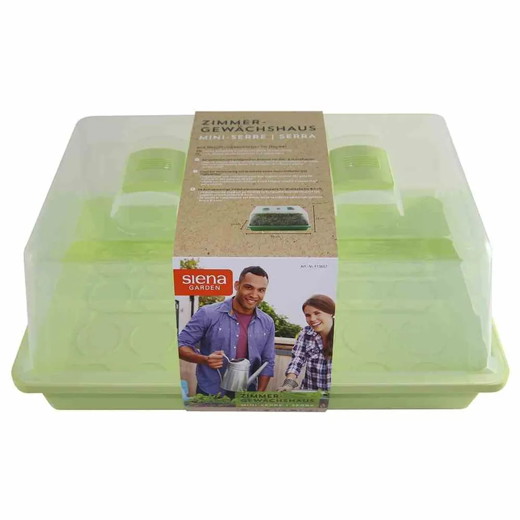 Siena Garden 45538-50 Pianta da appartamento Uni-Grow 38x24x18cm verde pastello, verde