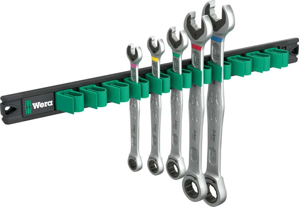 Wera Joker 6000 Set de Clés avec Fonction de Retenue et Rail 9631