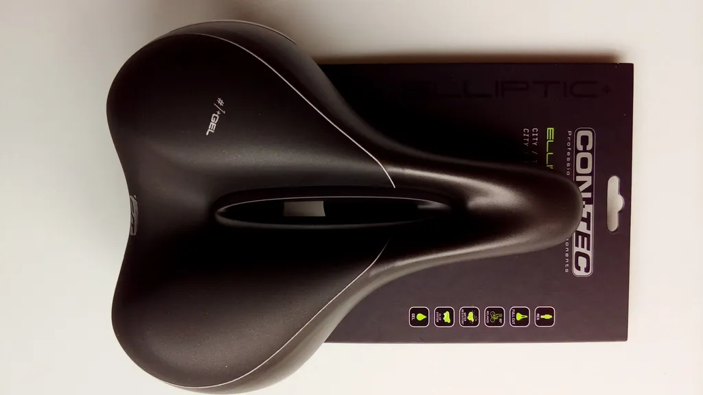 Selle CONTEC Elliptic ergonomique avec système de suspension intégré