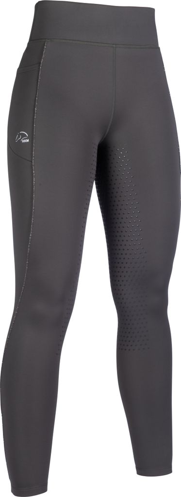HKM Reitleggings Alice Silikon-Vollbesatz DUNKELGRÜN, Gr. 40