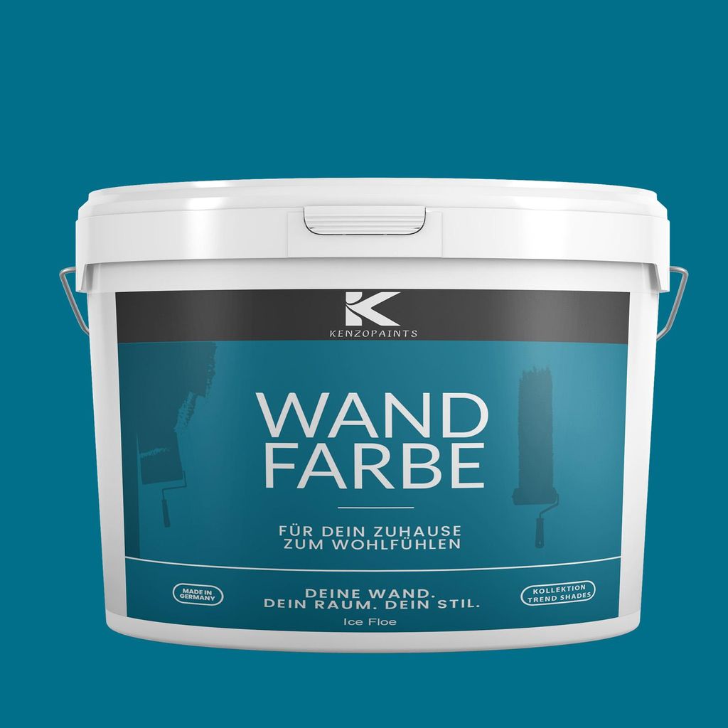 Kenzopaints 5Liter Wandfarbe Designfarbe Innenfarbe - Ice Floe