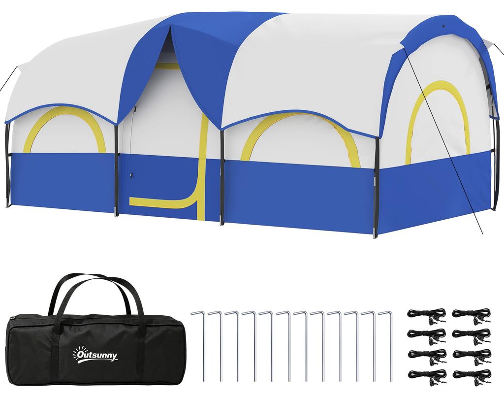 Tenda tunnel Outsunny, resistente alle intemperie, per Immagine del prodotto 