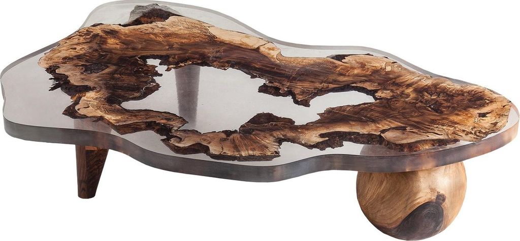 Moderner Couchtisch aus Holz in Braun