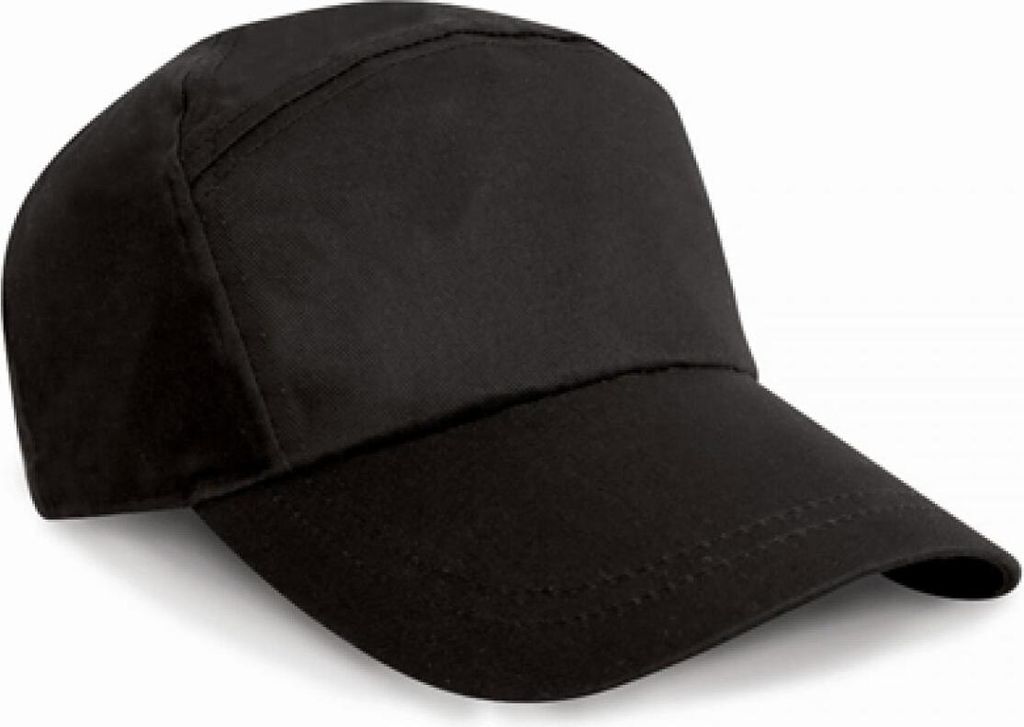 Result Headwear RC002X | 7-Panel Advertising Cap / Kappe / Mütze / Hut - Farbe: Black - Größe: One Size