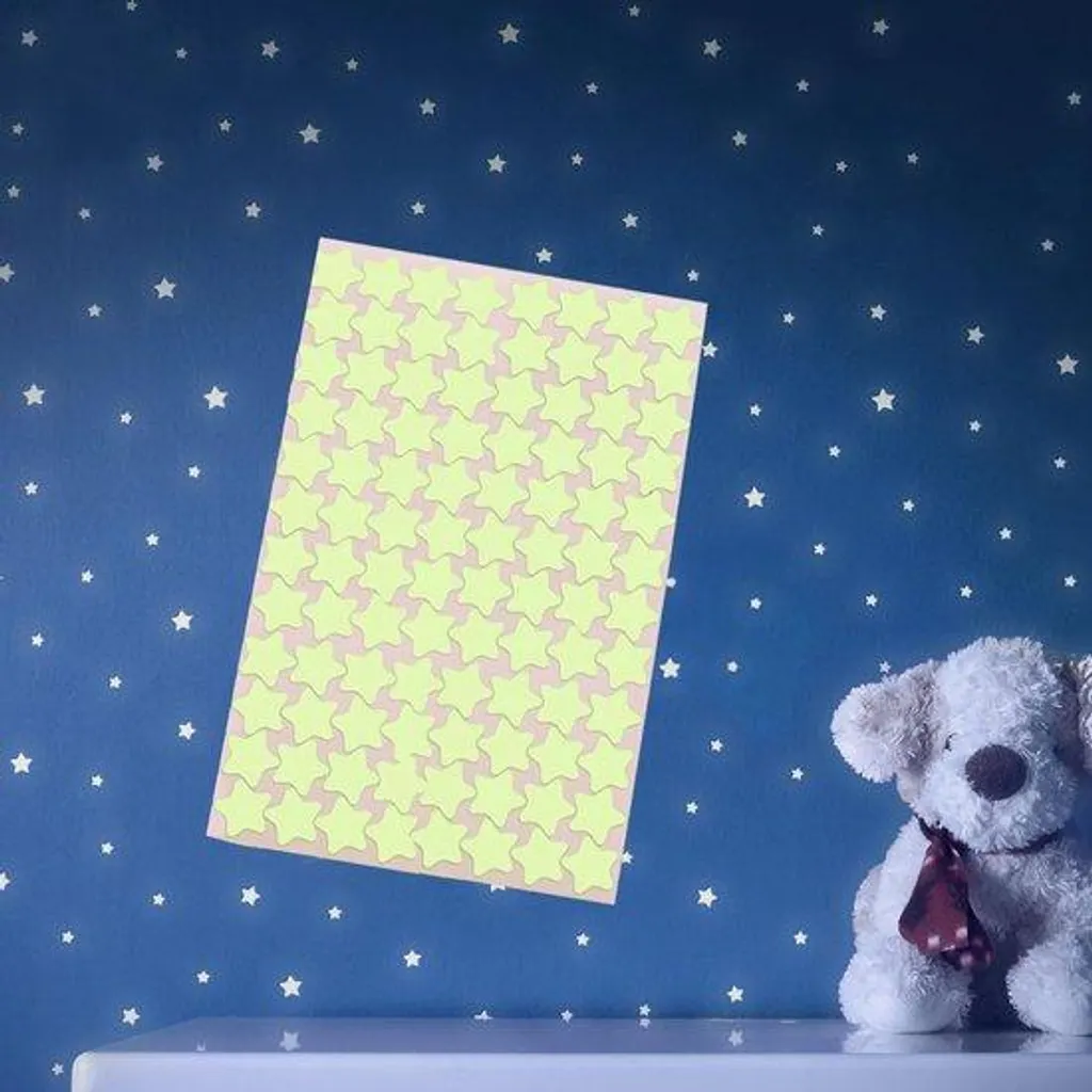 Stickers muraux phosphorescents pour ciel étoilé - 96 pièces déco enfant