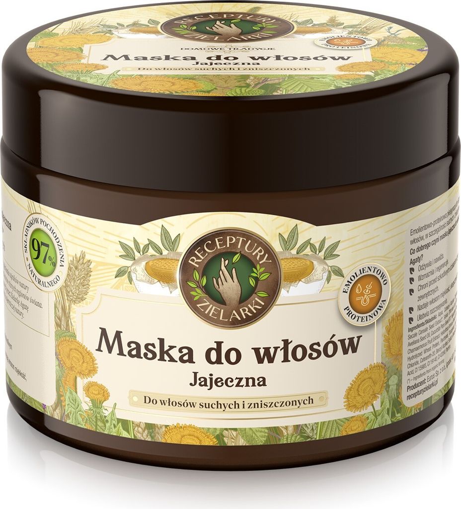 HERBALIST'S RECIPES Home Traditions Eiermaske für trockenes Produktbild 