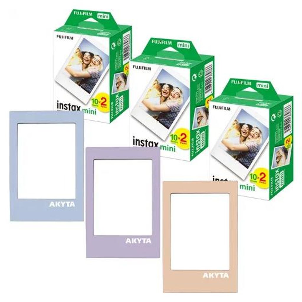 Fujifilm Instax Paket mit 60 Mini-Filmen, 3 Pakete à 2x10 Produktbild 