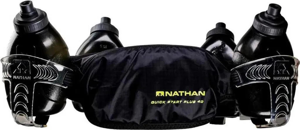 Sac Banane d'Hydratation Nathan Noir avec Gourde 1.2L Running Trail