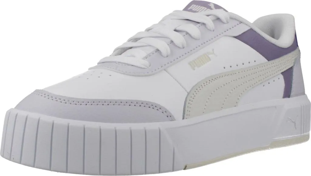 Puma Carina Mia Jr Blanche : Basket Fille Robuste Anti-Fatigue et Stylée