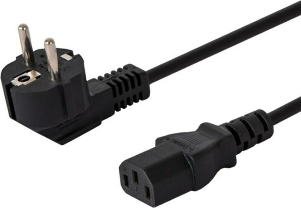 SAVIO CL-98 IEC320 C13 - Shuko Kabel 1,8m schwarz