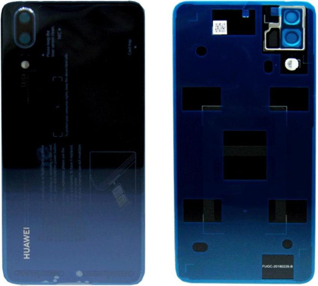 Huawei Akkudeckel Akku Deckel Batterie Cover Blau für P20 / Dual / 02351WKU Neu