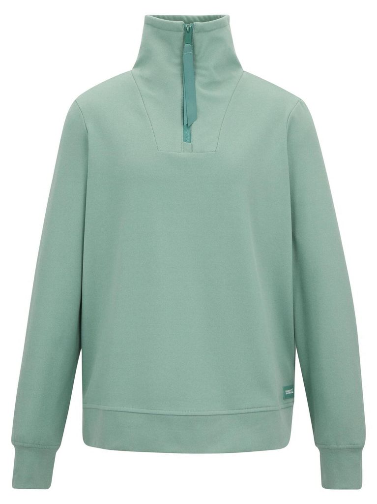 Regatta - "Demmi" Fleece-Oberteil für Damen, mit kurzem Reißverschluss RG12072 (46 DE) (Moos)