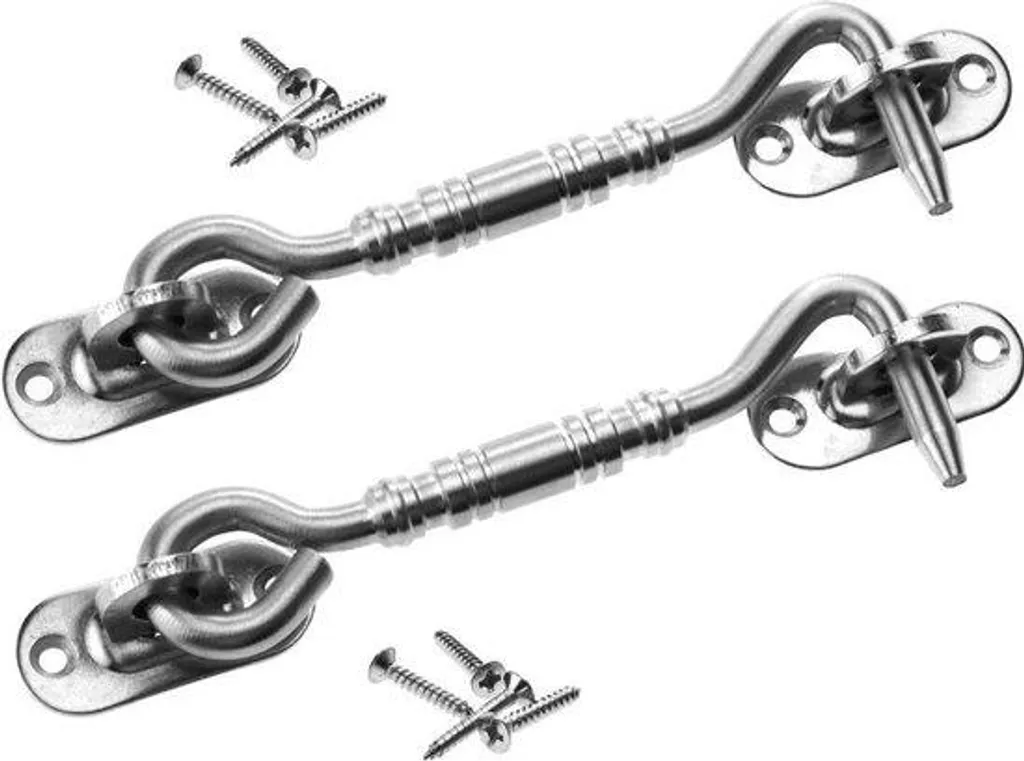 Verrou de sûreté Inox 4 pouces pour étagère Portelatch et lave-linge x2