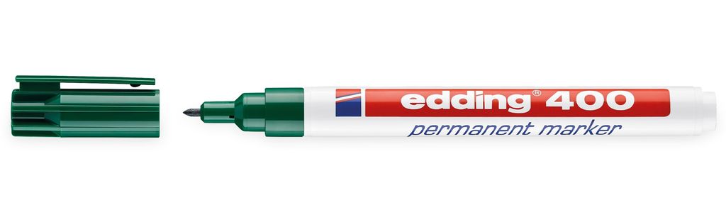 Edding 400 Permanentmarker, universell, vielseitig, wasserfest, schnelltrocknend