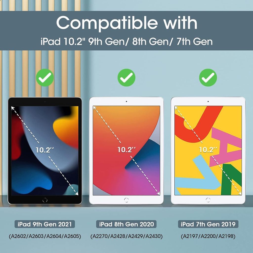 3 Pellicole Carta Per IPad 9/8/7 Gen 10.2'', Effetto Carta Per Scrittura Con Apple Pencil, Antiriflesso