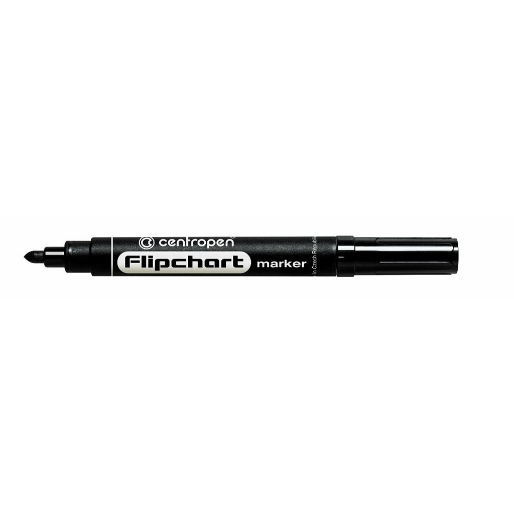 Centropen, Flipchart-Marker 8550, schwarz, 10 Stück, 2,5 mm, Preis pro 1 St