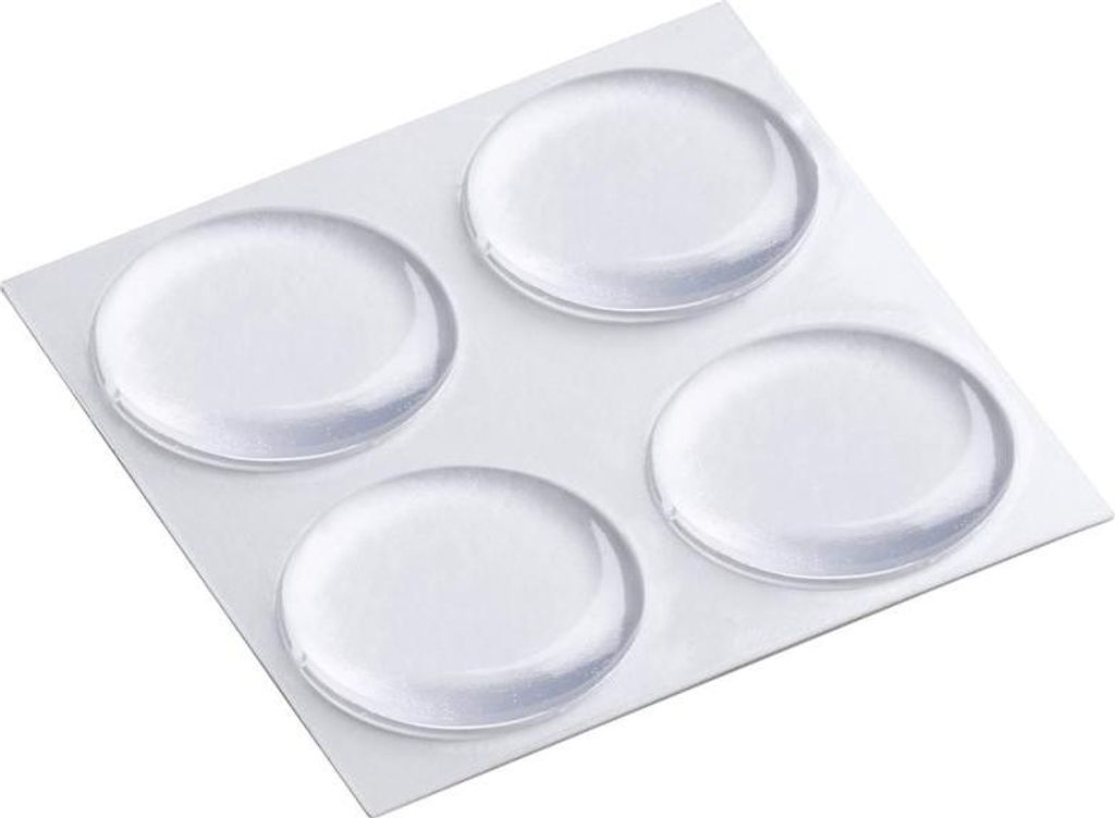 Anti-Rutsch-Pads Ø 19 mm, transparent, 8 Stück