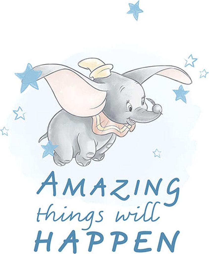 Disney Poster Dumbo Blau - 610106 - 50 x 70 cm