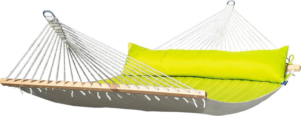 Potenza Outdoor Panama Hängematte 210 x 140 cm, Belastbarkeit bis 200 kg Grün