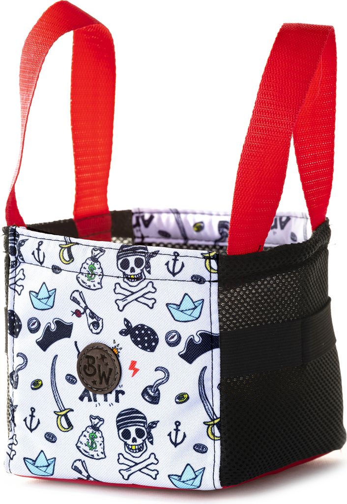 BAMBINIWELT Musikbox-Tasche Transporttasche Tasche für Hörwürfel z.B. Toniebox und Tigerbox Touch Halterung für Tonies KLEIN Modell 27