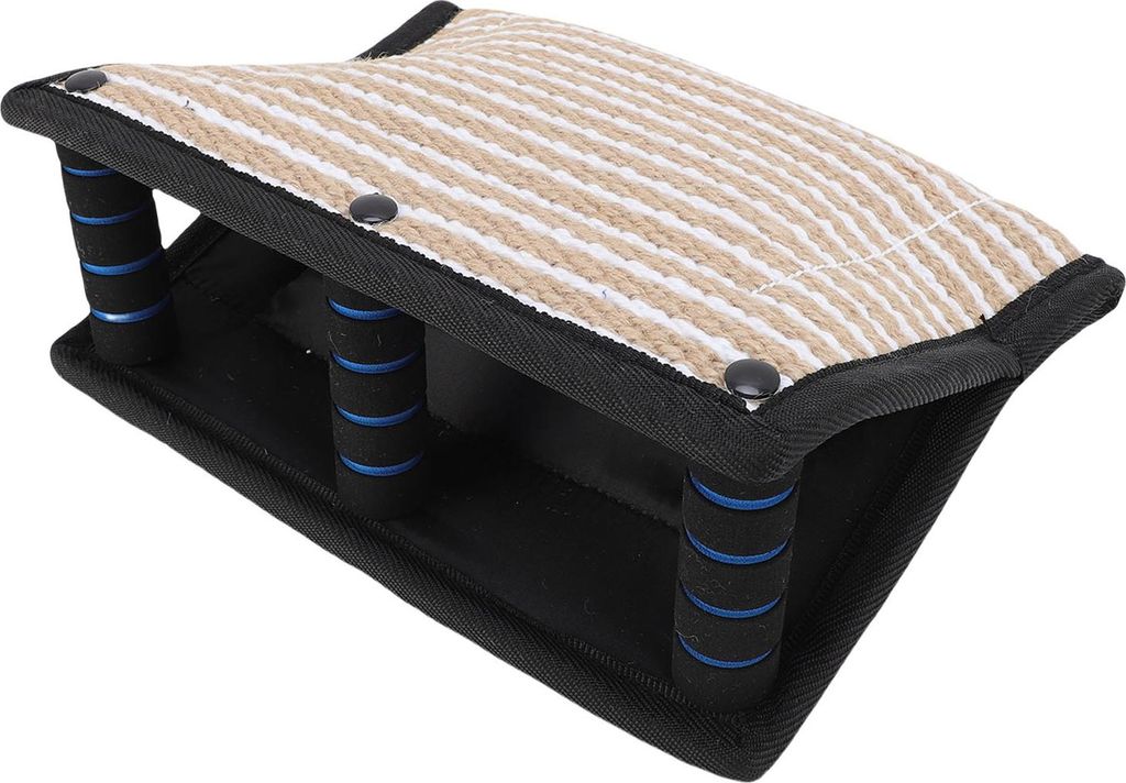 Hund Bite Wedge Jute Multifunktional bequemes Griff Training Safer Bitchen Kissen Ziehspielzeug für kleine mittelgroße Hunde