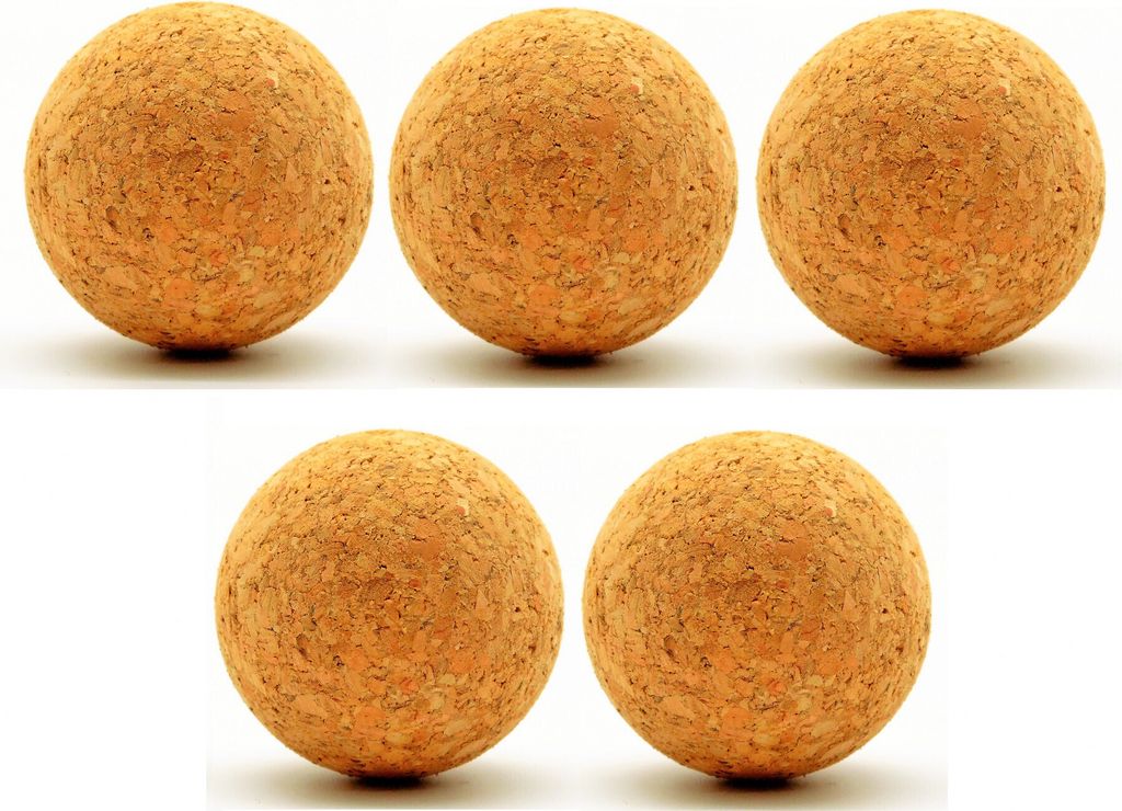 5 x Kork Kugel 4 cm - Weinkorken Kugelstopfen Holzkorken Korkbälle Korkstopfen