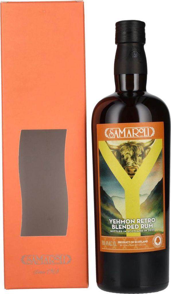 Samaroli Yehmon Retro Blended Rum 2023 49% Vol. 0,7l in Geschenkbox