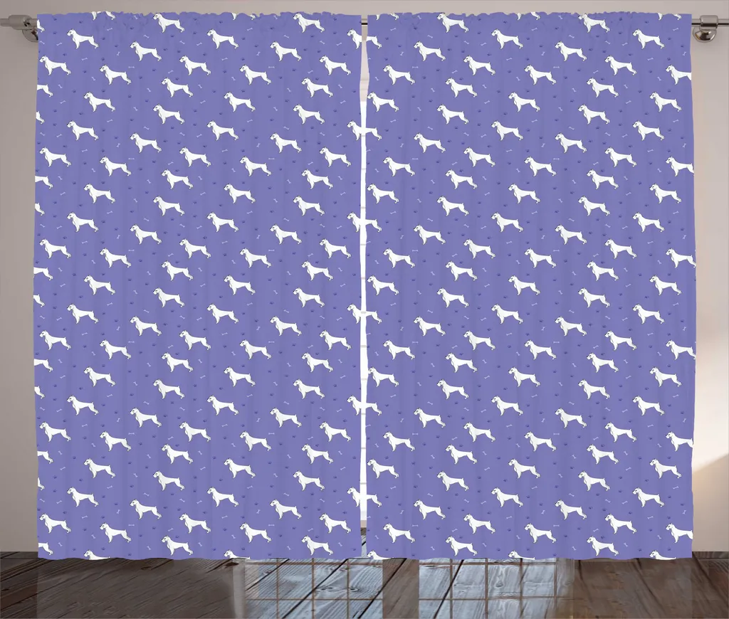 Tenda Decorativa Boxer ABAKUHAUS 280x245 | Stile Cartoon Viola