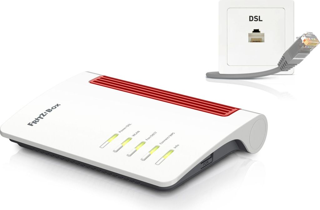 AVM FRITZ! Box 7530 WLAN AC+N Router (DSL/VDSL, 5GHz & 2,4 GHz, bis zu 300 MBit/s mit VDSL-Supervectoring 35b, 20002839 - generalüberholt